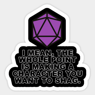 Why we Make Characters Sticker
